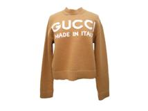 GUCCI　グッチ　ニット　レディースXS　ブラウン　ウール　770072　2148103801464　【432】