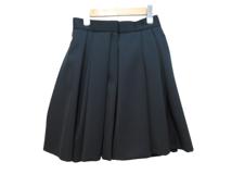 LOUIS VUITTON　ルイヴィトン　ミニスカート　レディース34　ブラック　ウール　RW222BQ13FNJU96　2148103801617　【432】