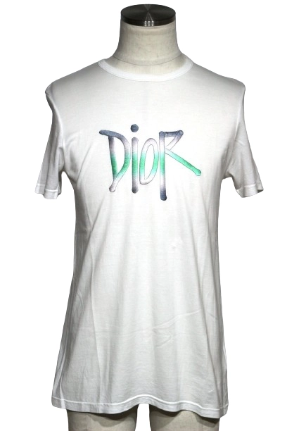 Dior ディオール ロゴTシャツ メンズXS ホワイト コットン 033J600D0589 （2143200539968）【200】  の購入なら「質」の大黒屋（公式）