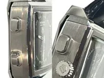 TAG HEUER　タグ・ホイヤー　手巻き　デジタル　ステンレススチール　クロコダイル　ブラック　【432】