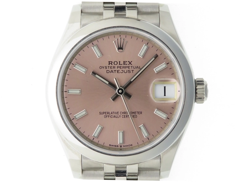 ランダムシリアル 2021年6月 ROLEX ロレックス デイトジャスト31 278240 ピンク文字盤 SS ステンレス 自動巻き レディースウォッチ  時計【204】 の購入なら「質」の大黒屋（公式）