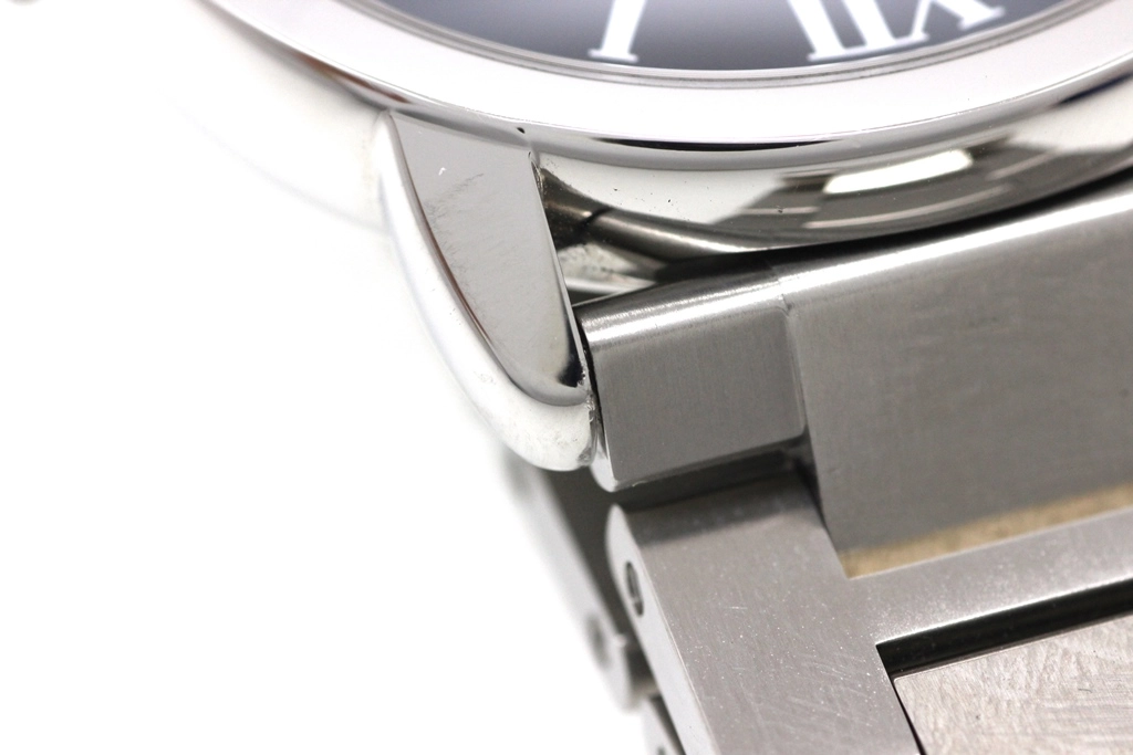 Cartier カルティエ 2019年並行品 腕時計 ロンドソロ ドゥ カルティエ XL WSRN0023 ブルーローマン文字盤 ステンレス 自動巻【472】SJ