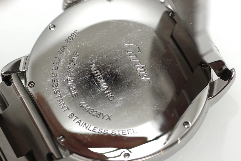 Cartier カルティエ 2019年並行品 腕時計 ロンドソロ ドゥ カルティエ XL WSRN0023 ブルーローマン文字盤 ステンレス 自動巻【472】SJ