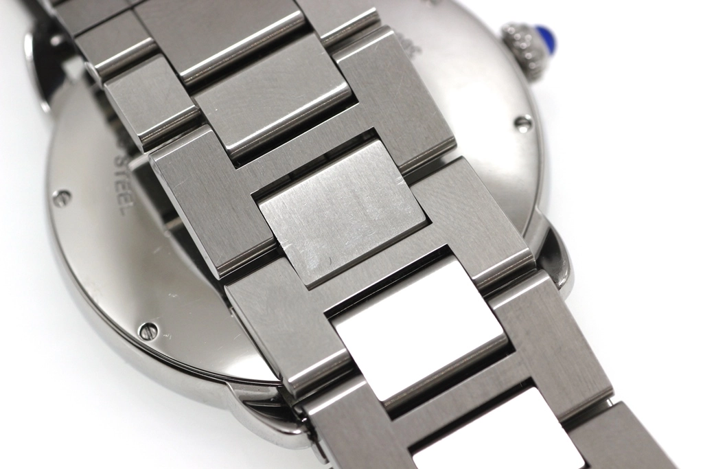 Cartier カルティエ 2019年並行品 腕時計 ロンドソロ ドゥ カルティエ XL WSRN0023 ブルーローマン文字盤 ステンレス 自動巻【472】SJ