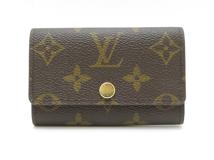 LOUIS　VUITTON　ルイヴィトン　キーケース　ミュルティクレ６　モノグラム　フューシャー　M60701　【430】2146000343377