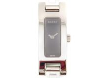 GUCCI　グッチ　3900L　ステンレススチール　ブラック文字盤　クオーツ　レディース時計　2148103912443【207】