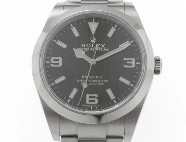 ランダムシリアル 2019年 並行 ROLEX ロレックス 腕時計 エクスプローラー1 214270 ブラック文字盤 SS ステンレススチール  オートマチック 【460】2147100518672
