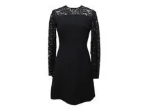 LOUIS VUITTON ルイヴィトン レースワンピース レディース34 ブラック