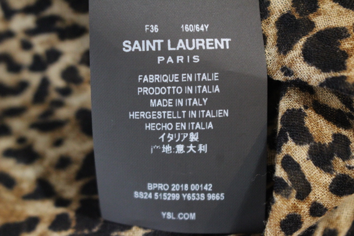 SAINT LAURENT サンローラン シャツ 長袖 レディース36
