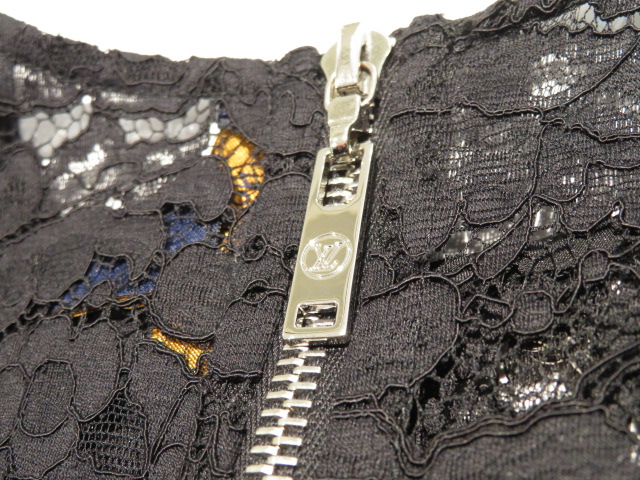 ルイヴィトン黒 レースワンピース ルイヴィトン ワンピース モノグラム