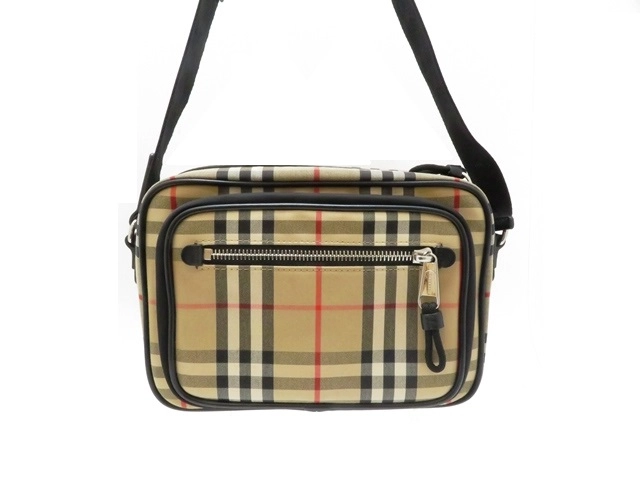 Burberry バーバリー チェック柄ショルダーバッグ ベージュ