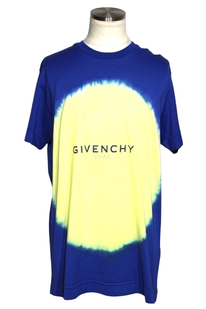 GIVENCHY ジバンシー オーバーサイズTシャツ XXS ブルー/イエロー コットン （2143200546126）【200】  の購入なら「質」の大黒屋（公式）