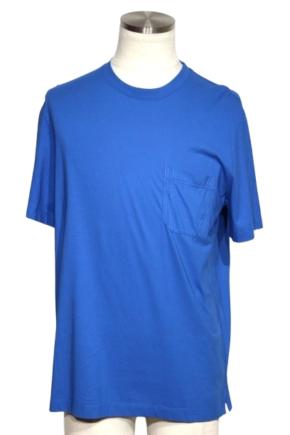 HERMES エルメス Tシャツ メンズM ブルー ポケット コットン （2143200540094）【200】 の購入なら「質」の大黒屋（公式）