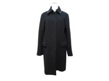 HERNO　ヘルノ　コート　レディース42　ブラック　カシミヤ　116357　2148103802485　【432】