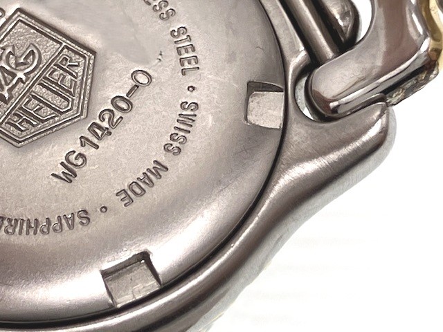 タグ・ホイヤー WG 1420-0レディース腕時計 楽天市場】【TAG HEUER】タグホイヤー セル デイト WG1420-0