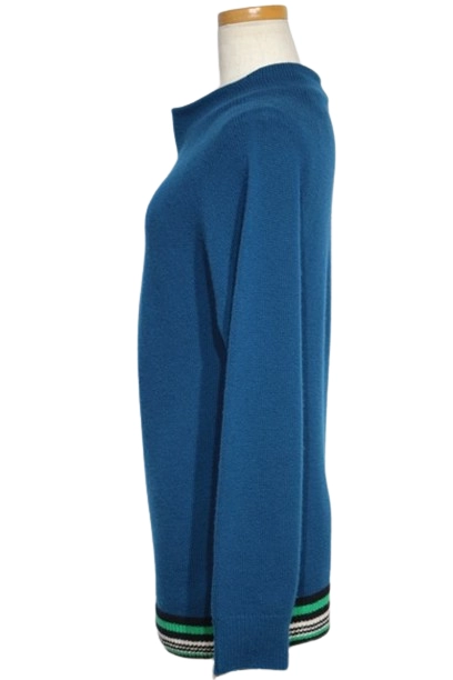 HERMES　エルメス　衣類　ニット　レディース34　ブルー　ウール　カシミヤ　2143400209791　【200】