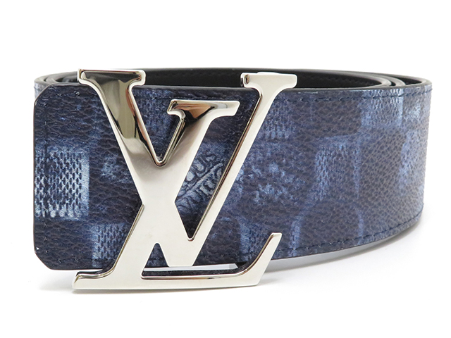 LOUIS VUITTON　ルイ・ヴィトン　ベルト　サンチュール･LVイニシャル40MM リバーシブル　ダミエ・ソルト/カーフ　M0378V　 2120400066159　【430】