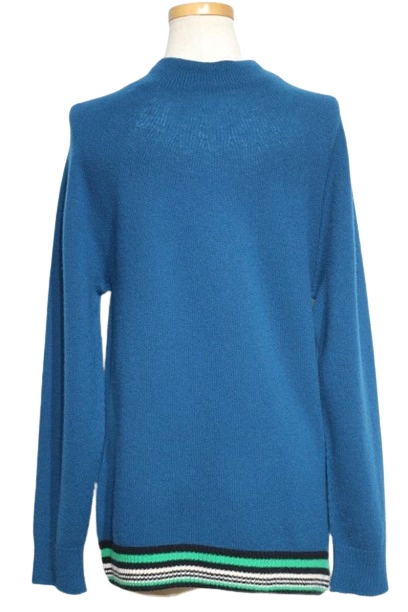 HERMES　エルメス　衣類　ニット　レディース34　ブルー　ウール　カシミヤ　2143400209791　【200】