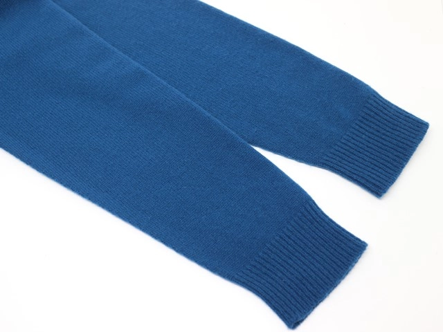 HERMES　エルメス　衣類　ニット　レディース34　ブルー　ウール　カシミヤ　2143400209791　【200】