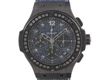 HUBLOT ウブロ 腕時計 ビッグ・バン 341.CX.2740.NR.1200.JEANS ジーンズ/セラミック/ブラックダイヤモンド ブラック文字盤 自動巻き【471】