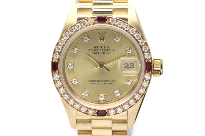 R番 1988年頃製造 ROLEX ロレックス デイトジャスト 時計 K18