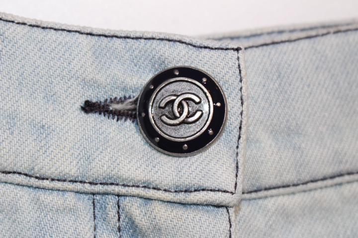 CHANEL シャネル ショートパンツ レディース36 ブルー デニム