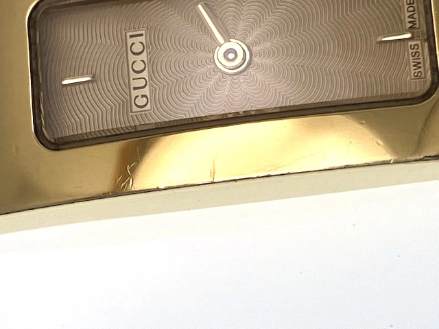 GUCCI グッチ  腕時計 レディース 3900L ゴールドプレート ゴールド文字盤 クオーツ【472】MN