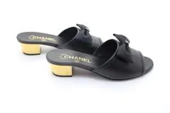 2024SS CHANEL シャネル リボン ミュール サンダル レディース