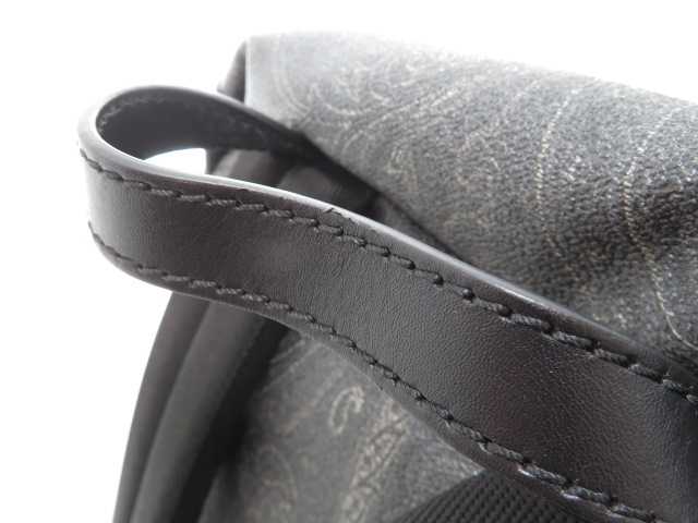 ETRO エトロ ペイズリーバックパック ブラック PVC レザー 0H968