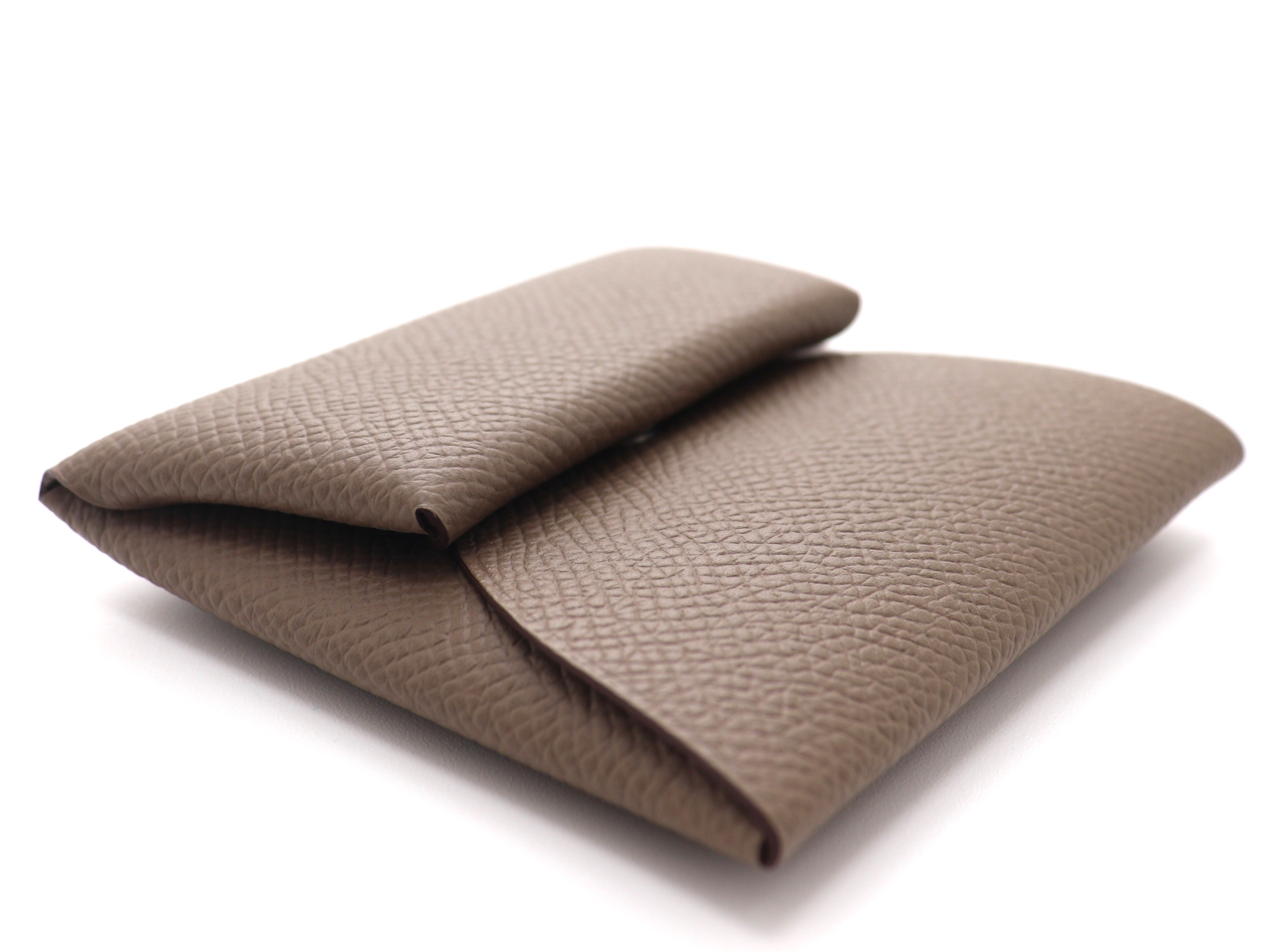 HERMES エルメス バスティア エトゥープ/SV ヴォーエプソン B刻印