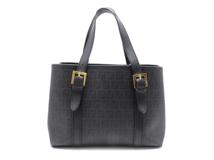 FENDI　フェンディ　ズッキーノ トートバッグ グレー PVC　8BH237　【431】　 2148103892301