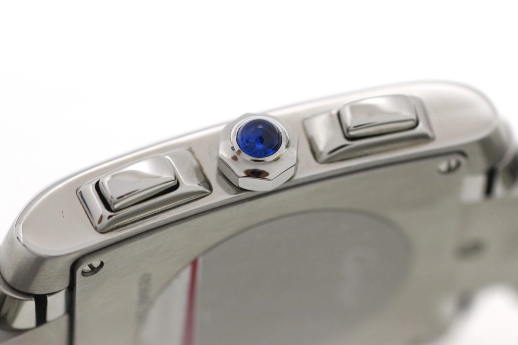 Cartier カルティエ 腕時計 タンクフランセーズXL クロノリフレックス W51024Q3 ステンレス アイボリー文字盤 クオーツ【472】SJ