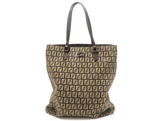 FENDI フェンディ ズッキーノ トートバッグ キャンバス 8BH131
