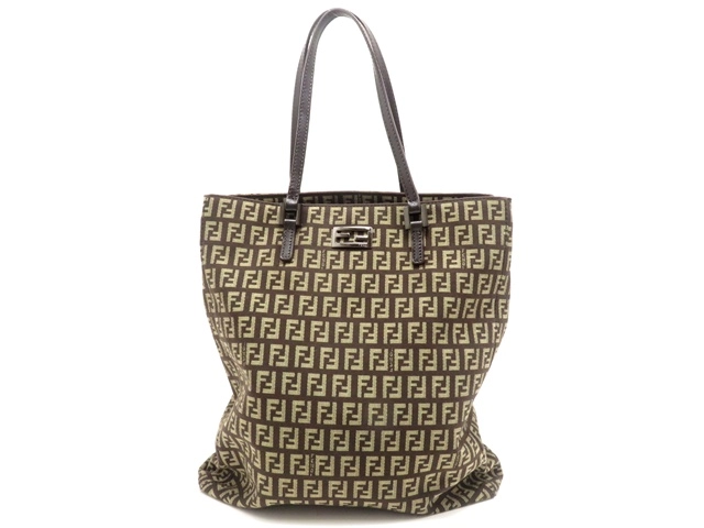FENDI フェンディ ズッキーノ トートバッグ キャンバス 8BH131