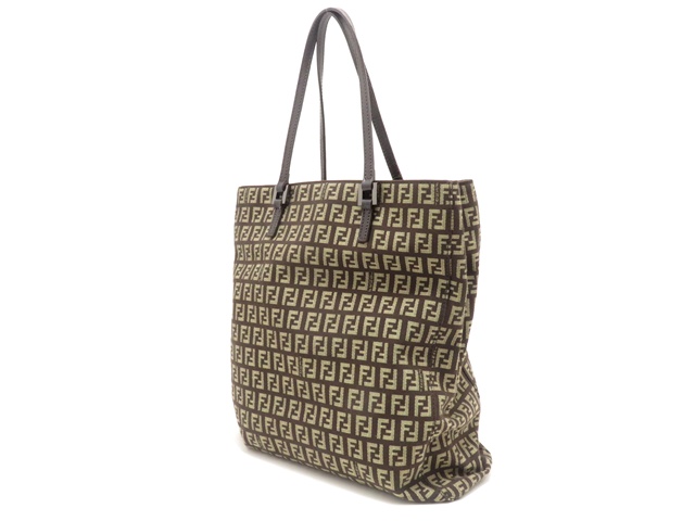 Fendi ズッキーノ　トートバッグ FENDI フェンディ】FFロゴ ズッキーノ ミニトートバッグ （黒