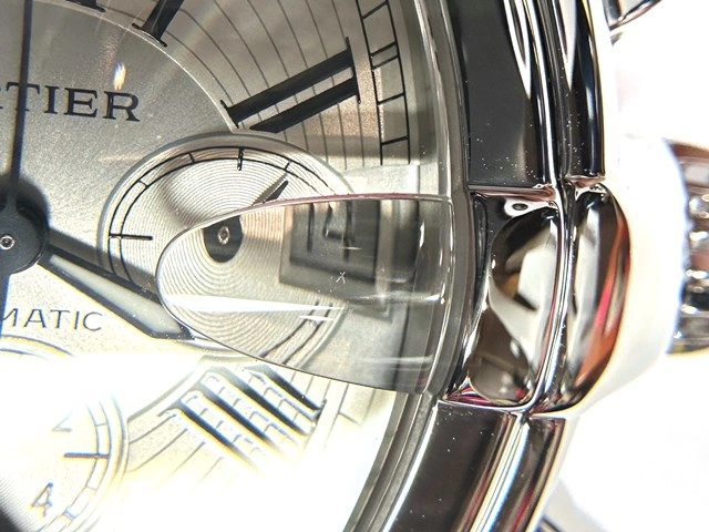 CARTIER　カルティエ　ロードスター クロノ　W62019X6　ステンレス　SS　シルバー　メンズ　自動巻き【432】2143300215687