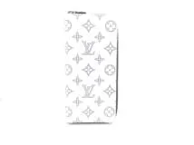 LOUIS VUITTON　ルイヴィトン　財布　ジッピーウォレット・ヴェルティカル　M83381　モノグラム・シャドウ　ホワイト/ネイビー　2143200573610　【437】