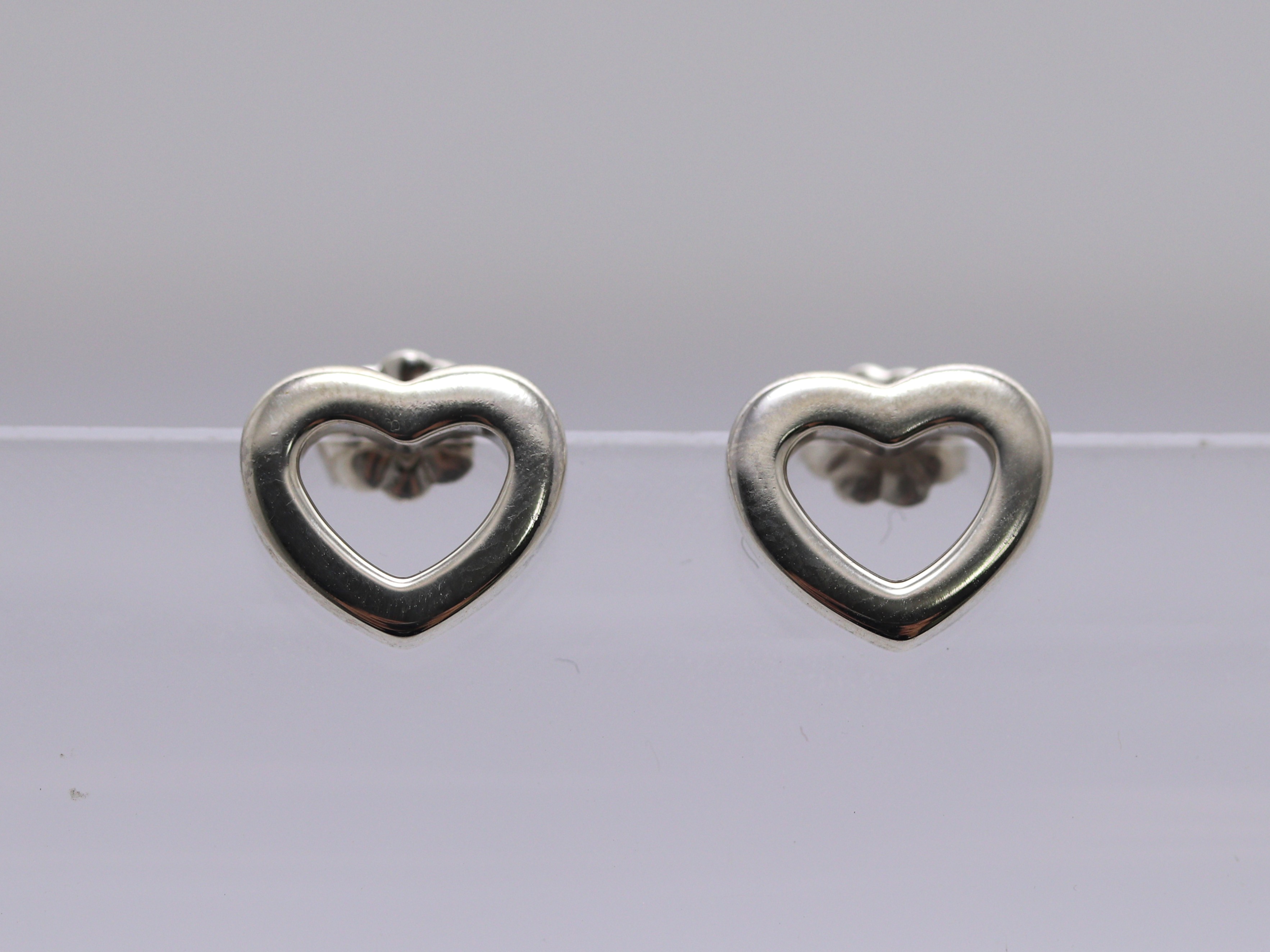 TIFFANY＆CO ティファニー ハートピアス シルバー 2.9g 【471】M の