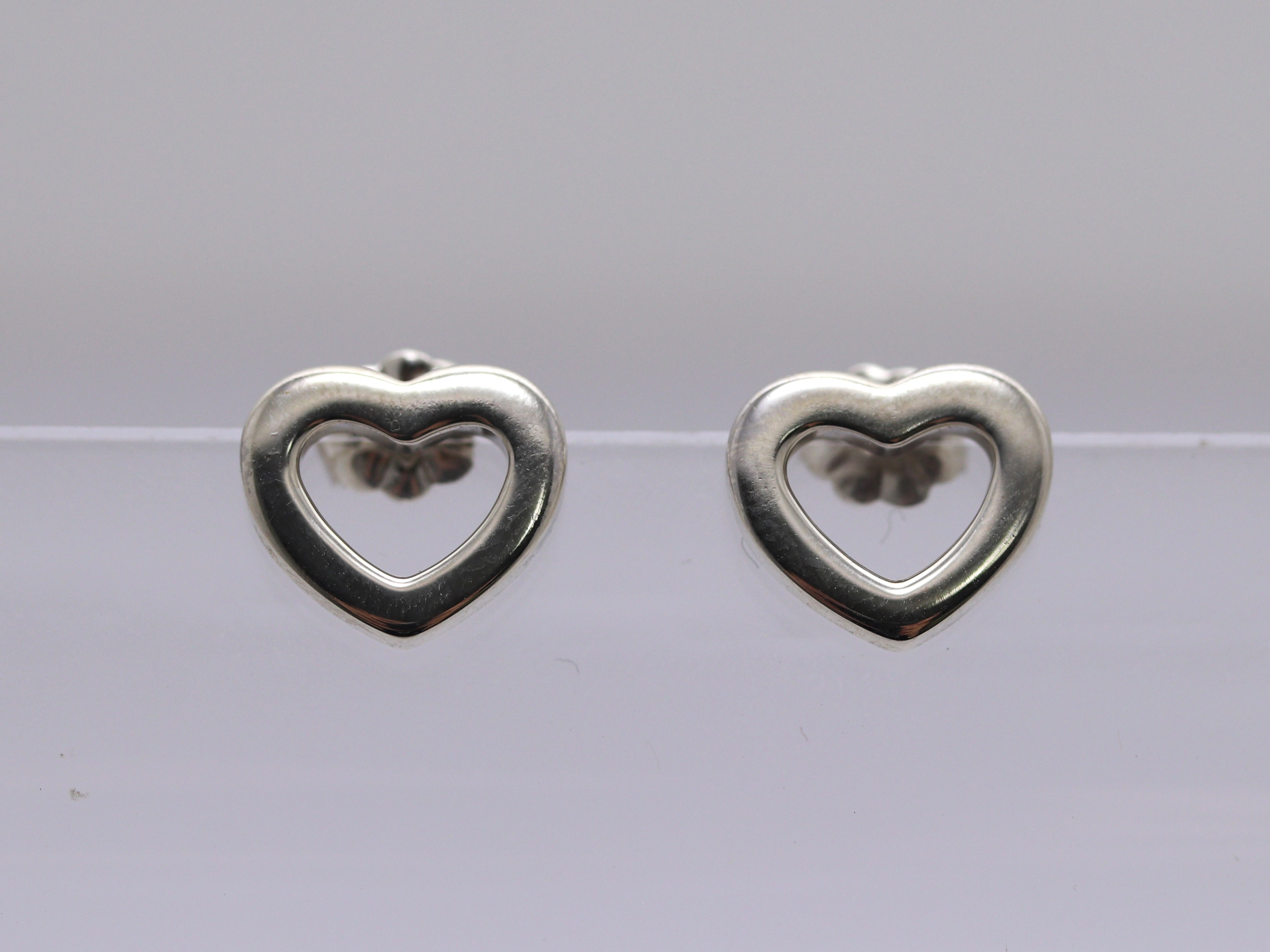 TIFFANY＆CO ティファニー ハートピアス シルバー 2.9g 【471】M の