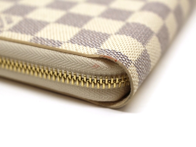 LOUIS VUITTON ルイ・ヴィトン LV ジッピー・ウォレット ダミエ・アズール ベージュ N41660 2148103587931【200】