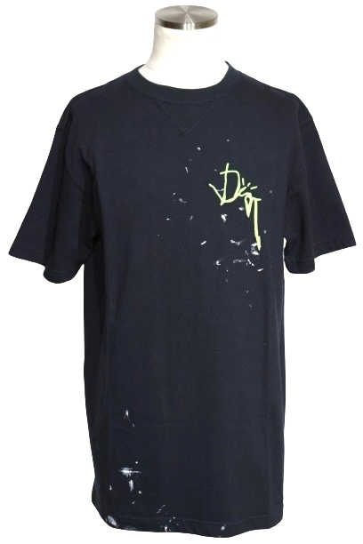 Dior ディオール Tシャツ カクタスジャック 283J685B0554 メンズS ネイビー コットン トラヴィススコット  （2143200539760）【200】 の購入なら「質」の大黒屋（公式）