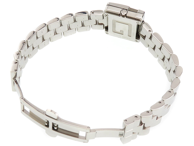 GUCCI グッチ Gウォッチ 3600L ステンレススチール ブラック文字