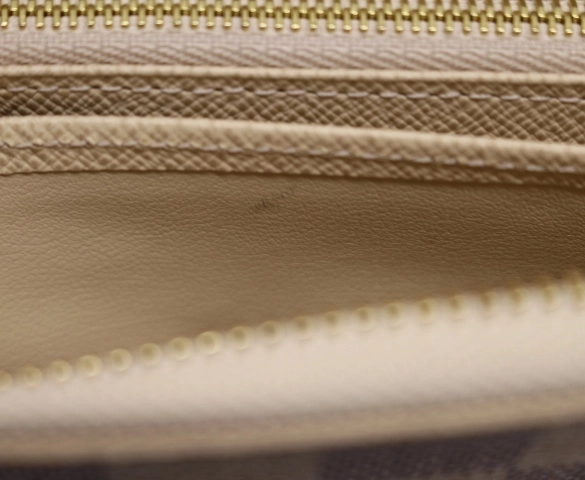 LOUIS VUITTON ルイ・ヴィトン LV ジッピー・ウォレット ダミエ・アズール ベージュ N41660 2148103587931【200】