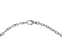 GUCCI　グッチ　ネックレス　インターロッキングNC　455307 J8400 0811　SV　18.5g　2145000233398　【437】