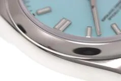2022年12月並行品 ROLEX ロレックス 腕t時計 オイスター パーペチュアル36 126000 オイスタースチール ターコイズブルー文字盤 自動巻き【472】SJ