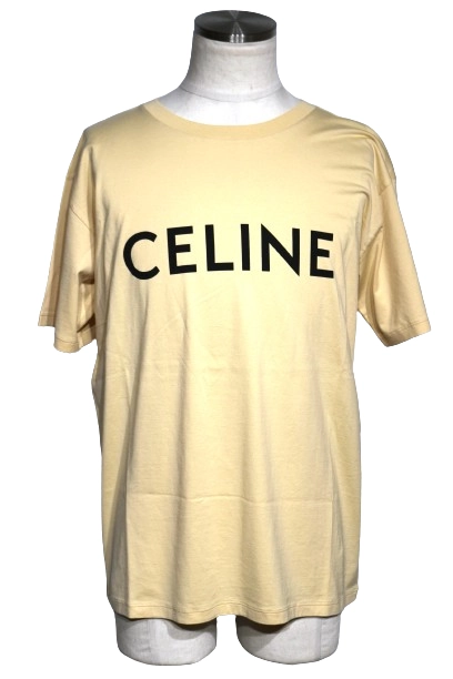 CELINE セリーヌ ルーズTシャツ メンズS ベージュ コットン 2X681671Q （2143200540391）【200】  の購入なら「質」の大黒屋（公式）