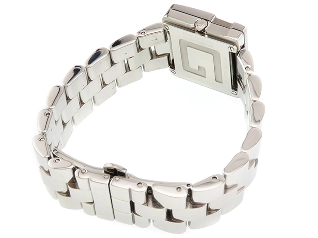 GUCCI グッチ Gウォッチ 3600J ステンレススチール シルバー文字盤 クオーツ レディース時計 2148103890376【207】