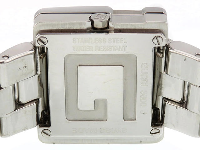 GUCCI グッチ Gウォッチ 3600J ステンレススチール シルバー文字盤 クオーツ レディース時計 2148103890376【207】