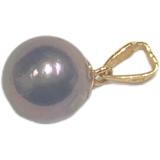 JEWELRY ノンブランド ジュエリー ペンダントトップ　K18　BLP　真珠　約0.9g　2120700016458【208】