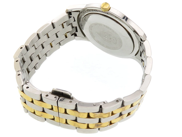 GUCCI　グッチ　Gクラス　5500XL　ステンレススチール/GP　ホワイト文字盤　クオーツ　メンズ時計　2148103926914【207】